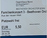 2x Kinderkarten Familienkonzert 3 - Beethoven Orchester Bonn
