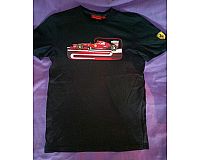 T-Shirt schwarz Ferrari M schlanke Form