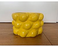 Zitronen Vase/ Blumentopf