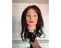 Mannequin Frisier-Übungskopf Puppe Echthaar für Friseure