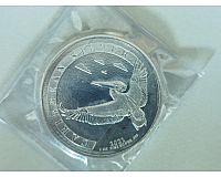 Barbados 2021 "Caribbean Pelican", 1 oz Silber