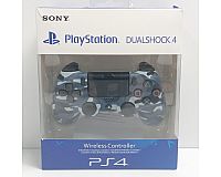 Original Sony PS4 Controller - Camouflage Blau - in OVP - PlayStation 4