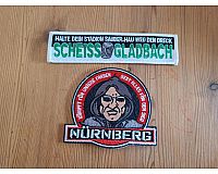 Schalke Nürnberg Aufnäher Kutte Weste Patches
