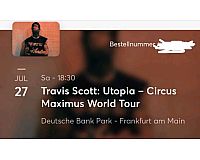 Travis Scott ticket Frankfurt