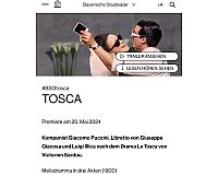 SUCHE KAT 1 TICKETS (2) für TOSCA am 23. Mai in München