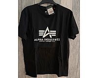 Herren Alpha Industries T Shirt Gr S schwarz Neu mit Etikett