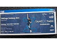 1 Karte für Tanztage Duisburg 2024 Finale Teens 16.03 um 18:00