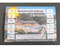 Eintrittskarte Stadtbad Freizeitbad Erlebnisbad Zwönitz Kinder