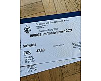 2 Tickets BRINGS im Tanzbrunnen Saisoneröffnung 11.05.24