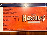 Eine Musical Karte Hercules 02.06.2024