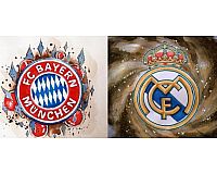2xFC Bayern gegen Real Madrid am 30.04.2024