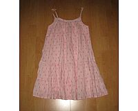 H&M Sommer Kleid Größe 128 rosa Seepferdchen Baumwolle