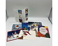 Postkarten Set Weihnachten Geburtstag Geschenk Anhänger
