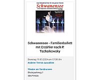 5 Karten Schwanensee Ballet Kinder Köln Di 19.3 Tanzbrunnen