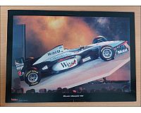12 Formel 1 Photo Bilder 1997 McLaren Hakkinen Coulthard Din-A4