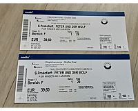 2 Tickets für Elbphilharmonie: Peter und der Wolf am 01.06.24