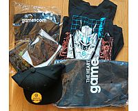 Gamescom Wear Merchandise Paket - Kappe, Shirts uvm- neu