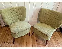 Set of armchairs Cocktail chairs Vintage 50s 60s MidCentury