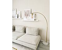 Bogenlampe Lampe Gold Marmor Dekoration Home Leuchte