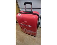 Biete Koffer, Hartschale mit Flamingo Motiv