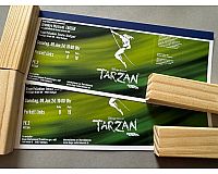 2 Tickets für Tarzan Musical in Stuttgart am 09.06.2024