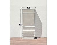 NEUWERTIG - IKEA Pax Kleiderschrank mit Schubladen in weiß
