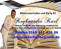 Alleinunterhalter & DJ Keyboarder Karl in ganz NRW 1 Festpreis