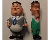 Laurel & Hardy Figuren ca. 17 cm , 60iger Jahre , Dick und Doof