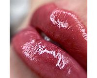 Modell Lippen Pigmentierung Pmu Permanent Make Up Aquarell Lips