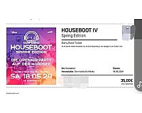 Ticket Houseboot Spring Edition 18.05 Norddeich