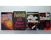 4 Hardcover Krimi Frederick Forsyth Thriller Spionage Roman Buch