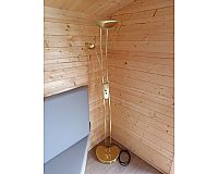 Stehlampe Gold dimmbar