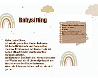 Babysitting / Kinderbetreuung