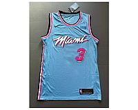 Miami Heat Vice City hellblau - S / Wade #3