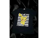 POKÉMON Pikachu T-Shirt - Schwarz, Größe M, 'I Choose You!'