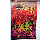Comic Book Jurassic Park Raptor #1 Signed Englehart 1993 + Coa