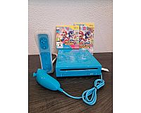 Nintendo Wii blau Mario & Sonic - Edition inkl. Controller
