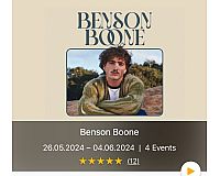 Benson Boone 2 Tickets in Berlin zu verkaufen!