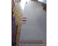 Schöner Teppich mit Muster in Creme Beige