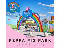 3 elektronische Tickets für Peppa Wutz Land Günzburg Plus Parken
