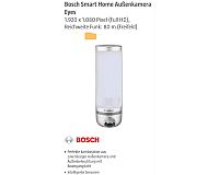 Bosch smart home außenkamera mit Beleuchtung