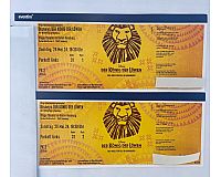 2 x König der Löwen Musical Tickets