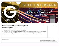 Greator Festival 2024 Gold Unterrang mit Simultanübersetzung