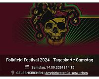 2 Konzertkarten Folkfield Festival 2024 - Tageskarte Samstag