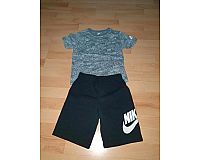 Nike Sommer Set T-Shirt Shorts Jungen Größe 116 122 TOP