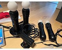 4 Playstation Move Controller + Spiele