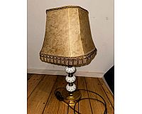 Lampe vintage retro marmoroptik/goldfarben