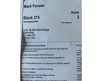 Mark Forster 2 VIP Karten per Mail Köln 11. Mai 2024