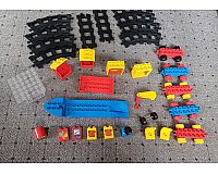 Duplo Lego Eisenbahn Set Schienen Wagon Zubehör