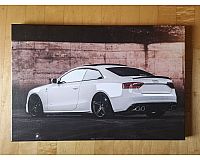 Foto auf Leinwand - Audi A5 Coupé in Weiß